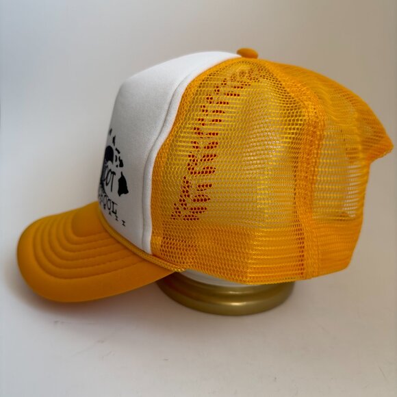 Goofy Foot Surf School Maui Hawaii Trucker Hat w/ Rope Adjustable Snapback Cap - Picture 5 of 9